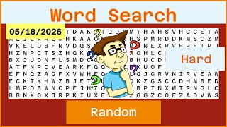 Word Search Hard - Random - 05/18/2026