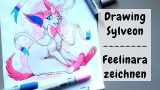 Coloring Sylveon...and this time everything goes according to plan! // Speed Painting // Sylveon