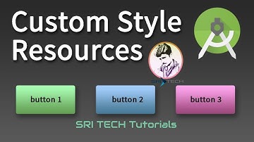 [SRI TECH] How to create a Button widget in Android | Android Studio Development Tutorials 2018