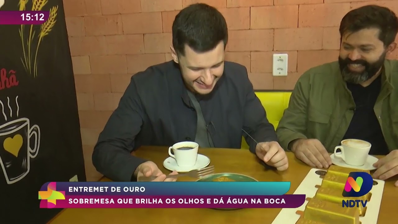Entremet de Ouro: sobremesa que encanta os olhos e dá água na boca