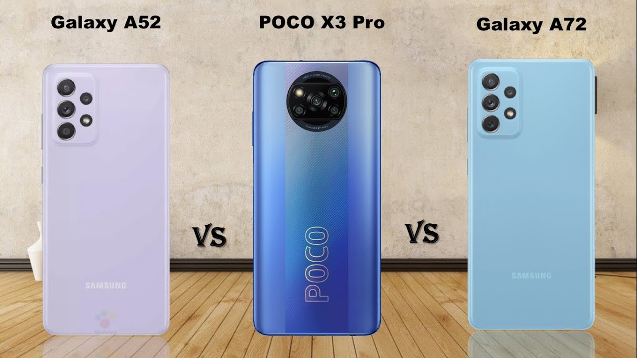 Xiaomi Poco F3 Samsung A52