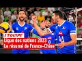 Volley  ligue des nations 2023  la france ouvre son compteur en dominant la chine