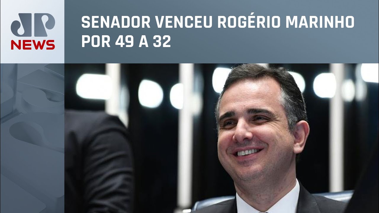 Confira discurso de Rodrigo Pacheco (PSD-MG) após resultado de reeleição