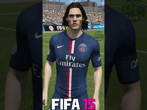 Edinson Cavani FIFA evolution (10-24) #shorts #eafc24 #fc24 #fifa #cavani #cabj #psg #napoli