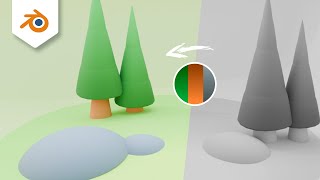 Blender Tutorial - Texturing Gradient (Game Assets) | Easy