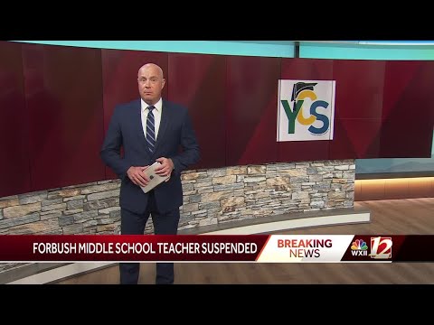 Forbush Middle School teacher suspended