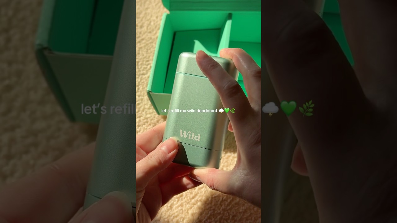 Let’s refill a wild deodorant 