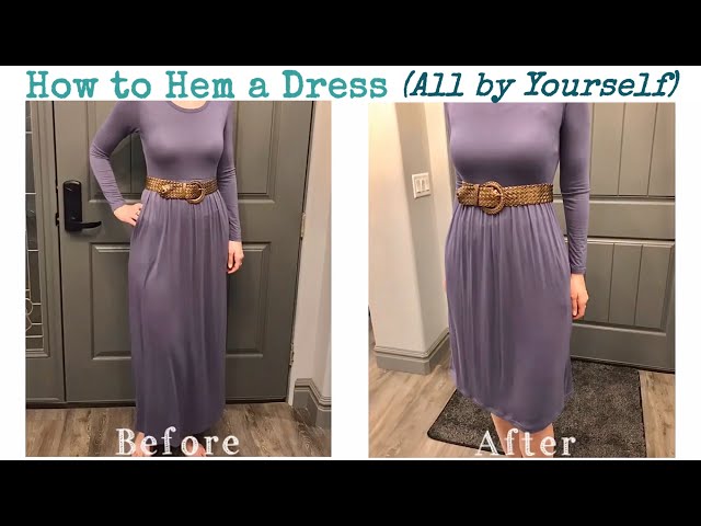 How to Hem Any Dress with a Rolled Hem