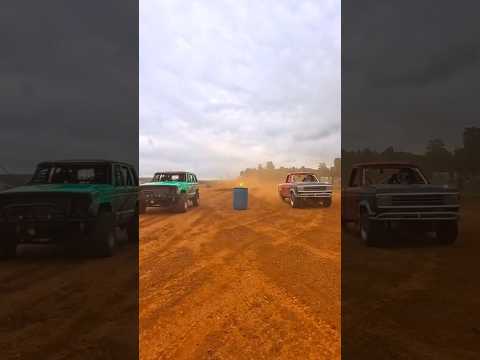 I put a 360 camera in middle of a Tuff Truck Race