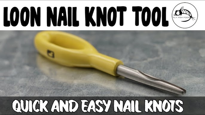 TieFast Nail Knot Tying Tool Fly Fishing - Best Easiest Way To Tie A Nail  Knot 