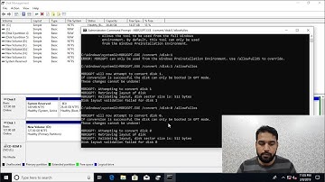 MBR2GPT Disk layout validation failed for disk 0