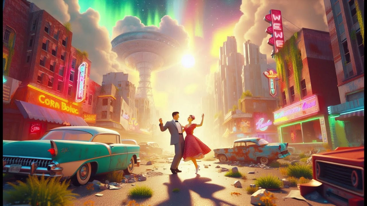 Dancing Under Atomic Skies | Retro-futuristic Americana song with Fallout vibe