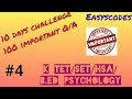10 days challenge//100 q/a// k tet/set/ hsa/psychology/b.ed psychology