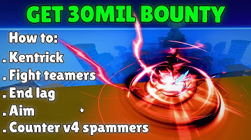 PvP Tips And Tricks To Get 30MIL Bounty Fast In BLOX FRUITS 🔥