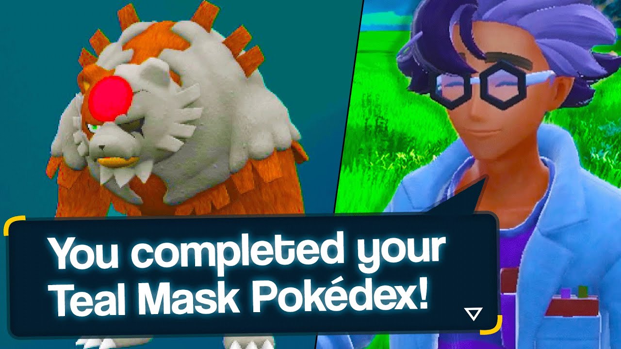 THIS is What you Get for Completing the Teal Mask Pokedex in