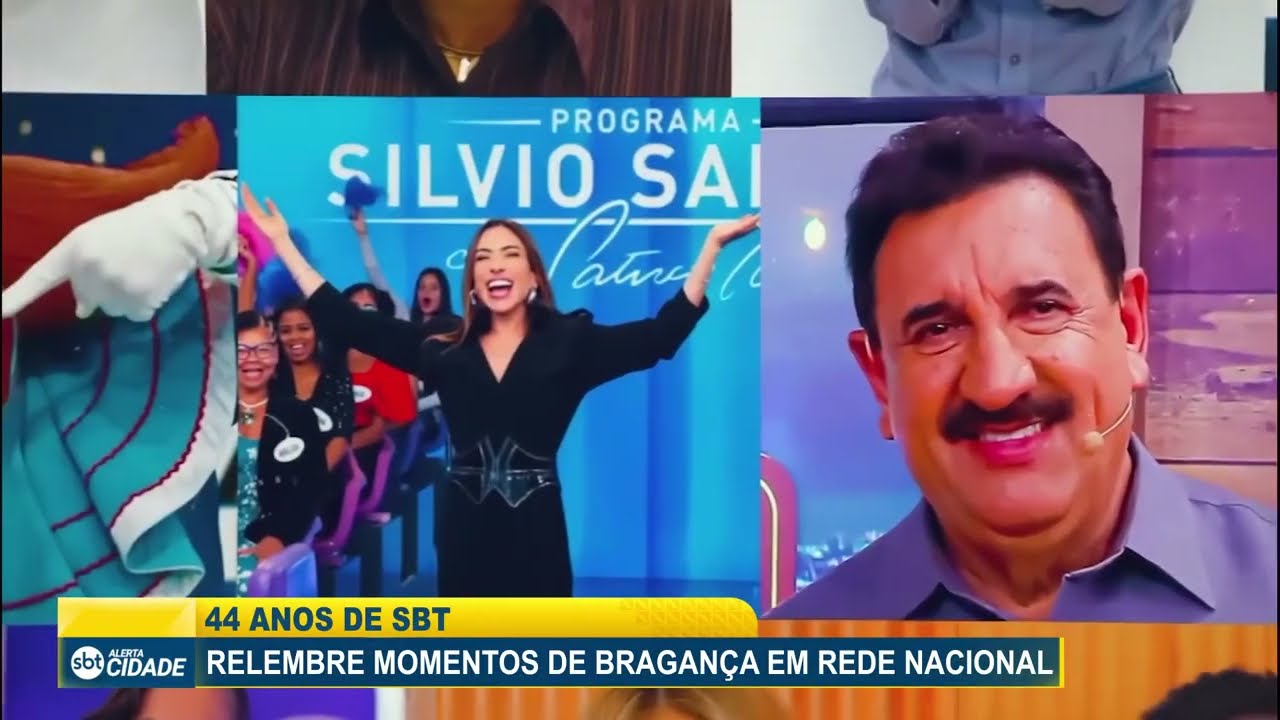 44 ANOS DE SBT: RELEMBRE MOMENTOS DE BRAGANÇA EM REDE NACIONAL