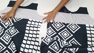 Very Easy and Simple Kurti Cutting and Stitching Full Tutorial # Kurti Cutting and Stitching