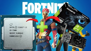 GT 710 | Fortnite Modo Rendimiento | i3-7100 | 1080p, 720p