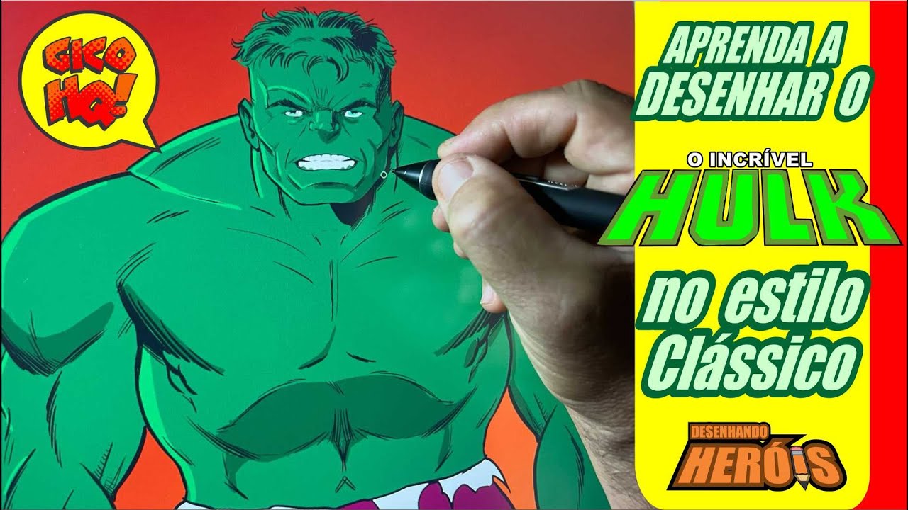 aprenda-a-desenhar-o-hulk-cl-ssico-desenhando-com-gico-youtube