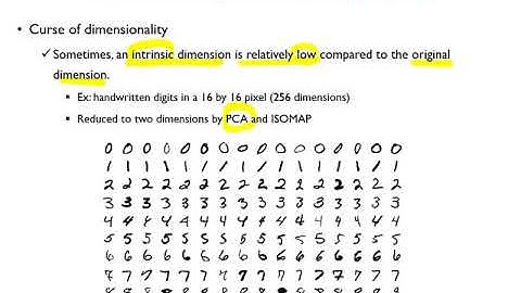 01-1: Dimensionality Reduction Overview