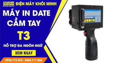 Máy In Date Cầm Tay T3 | Máy Phun Date Mini Giá Rẻ | Điện Máy Khôi Minh