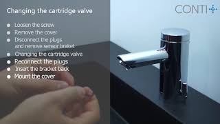 CONTI+ lino changing the cartridge valve