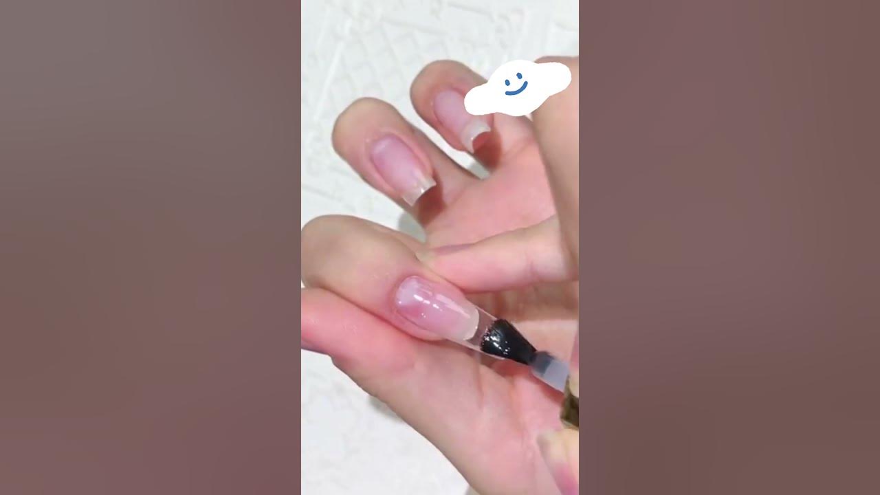 A half cover nail tips tutorial nail nailart nails naildesign YouTube