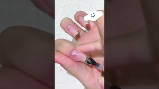 A Half Cover Nail Tips Tutorial #Nail #Nailart #Nails #Naildesign