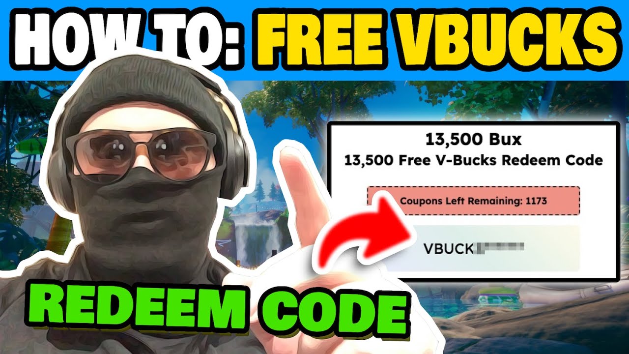 Fortnite V Bucks Code Update ✮✧✮ 2024! Fortnite Redeem Codes, Working New  Tools