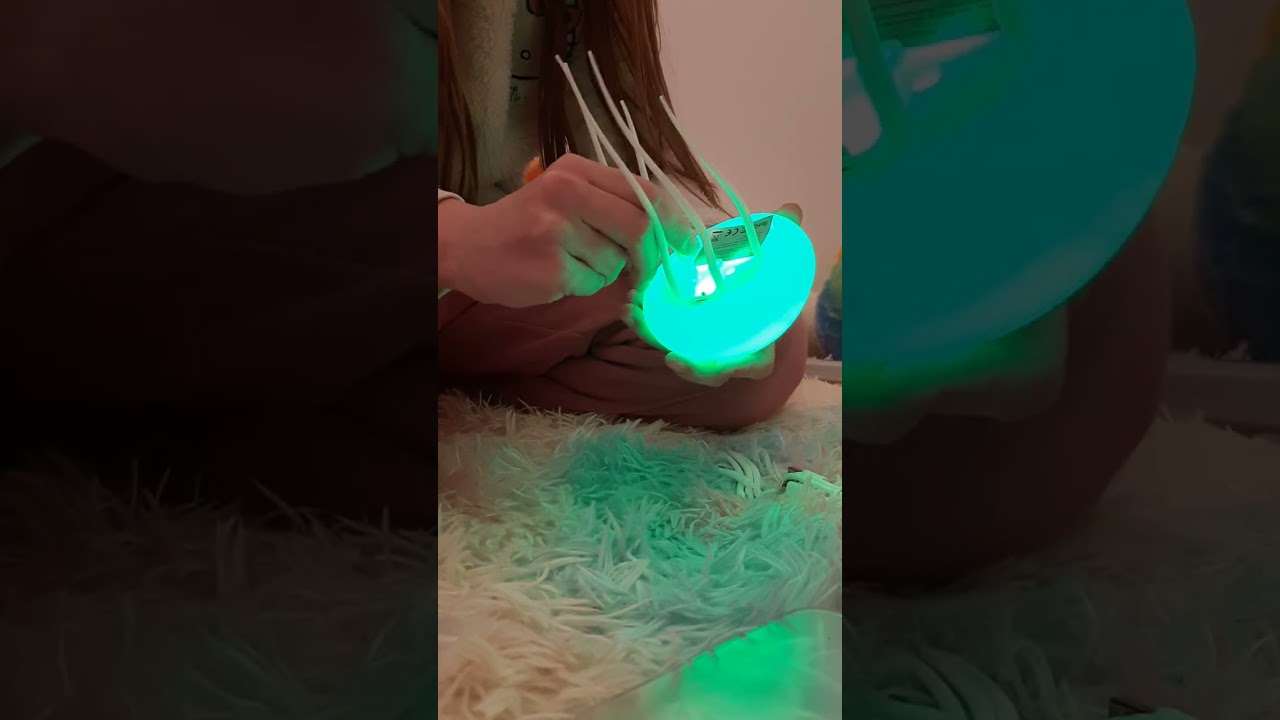 Лампа медуза с двигающимися щупальцами😍😍😍