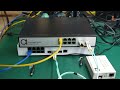 2 x 10g sfp adnet switch tested in interconnection via 10g uplink with 3rd party 10g switch