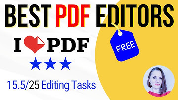 How to Use Free I ❤️ PDF Editor Tutorial & Review || ILovePDF.com