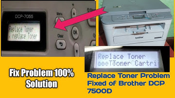 Open Front Cover And Replace The Cartridge Fixed Problem Brother DCP 7500D|Reset Brother Printer