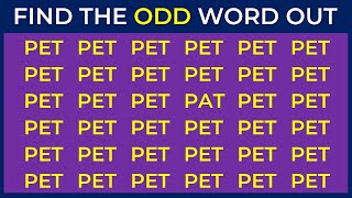HOW GOOD ARE YOUR EYES? | Find The Odd Word Out | Word Puzzle Quiz #1 screenshot 5