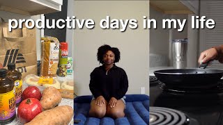 MOVING VLOG pt2: new mattress, productive days + grocery haul