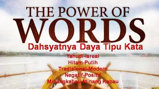 Daya Tipu Kata  Israelyahudi Hitdanutih Positifnegatif Minangkabauminang Kabau