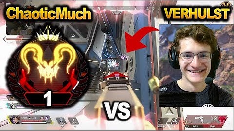 TSM Verhulst team vs ChaoticMuch ( RANK 1 ) team in ranked!! VERHULST ALWAYS INSANE!!