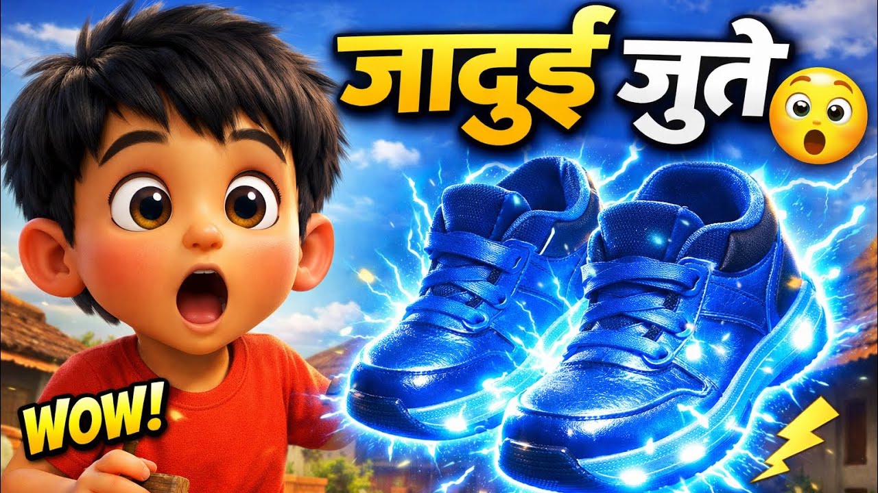 जादुई जूते 😱 | Magical Shoes Story in Hindi | Kids Cartoon Story ...