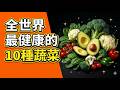 全世界最健康的10種蔬菜，菠菜第5？蔬菜界也太卷了，冠军竟然不是花椰菜?为什么医生推荐多吃绿叶菜？只吃肉不吃菜，小心身体报警，每天必吃的10种超级蔬菜 | 健康Wise #科普 #分享 #健康 #蔬菜