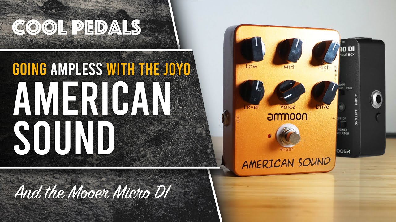 clásico prima Retirada Going Ampless with the Joyo American sound. A super affordable way to play  without an amp. - YouTube
