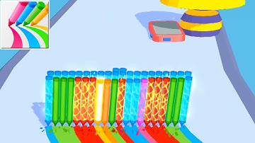 Pencil Rush 3D (IOS, Android) New update Gameplay All Levels (Level 16-18)