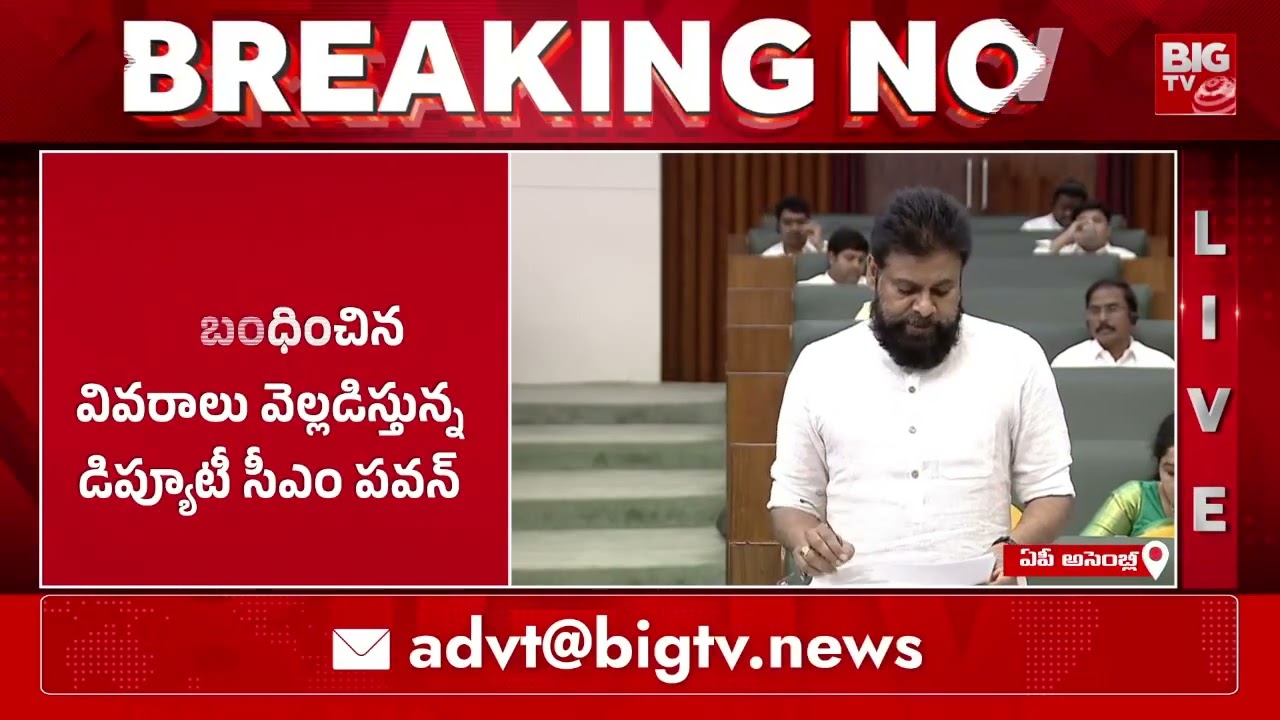 ఏపీ అసెంబ్లీ లో పవన్ కళ్యాణ్ | Pawan Kalyan Speech at AP Assembly Sessions | BIGTV