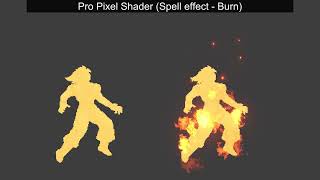 Pro Pixel Palette Exanple Burn Shader Effect