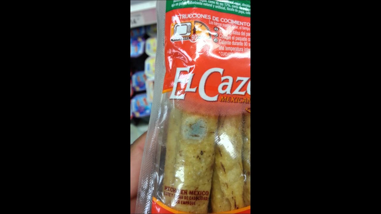 Comida caducada en el oxxo