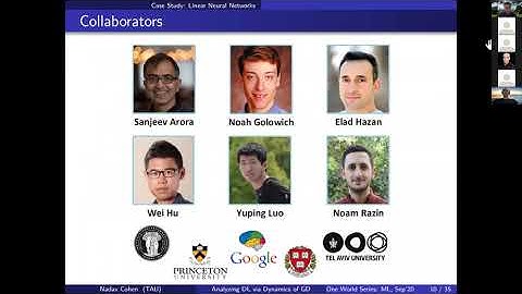 Nadav Cohen - Analyzing Optimization and Generalization in DL via Dynamics of Gradient Descent