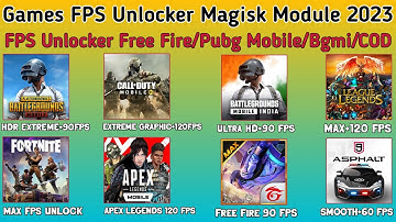 Games FPS Unlocker Magisk Module 2023 | FPS Unlocker Free Fire/Pubg Mobile/Bgmi/COD #AndroidUsers786