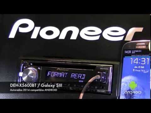 Autoradios Pioneer 2014 compatibles Android 