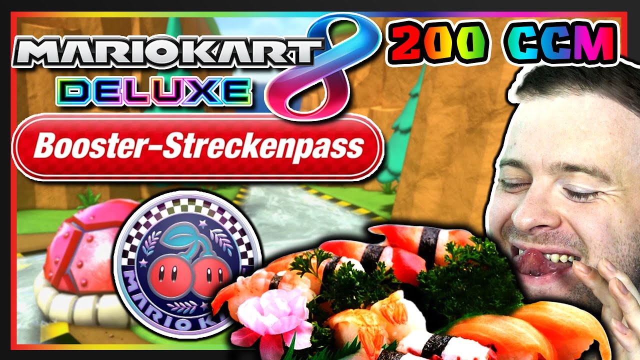 MARIO KART 8 DELUXE BOOSTER-STRECKENPASS 🏁 Doppelkirschen-Cup 200ccm mit Sushi Challenge