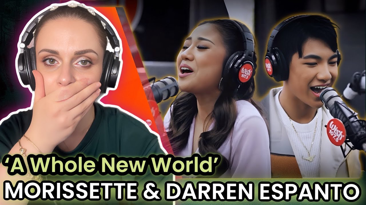 Morissette and Darren Espanto 'A Whole New World' | REACTION |