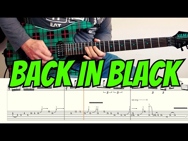 How to REALLY play the Back in Black Guitar Solo [ANIMATED TAB] class=